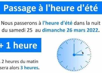 Attention changement d’heure